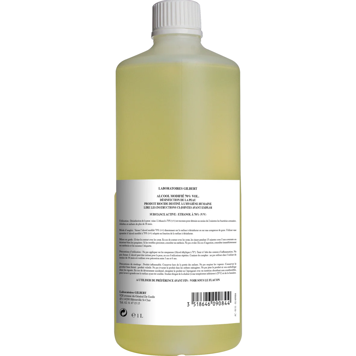 Alcool modifié 70% Phy - Gilbert