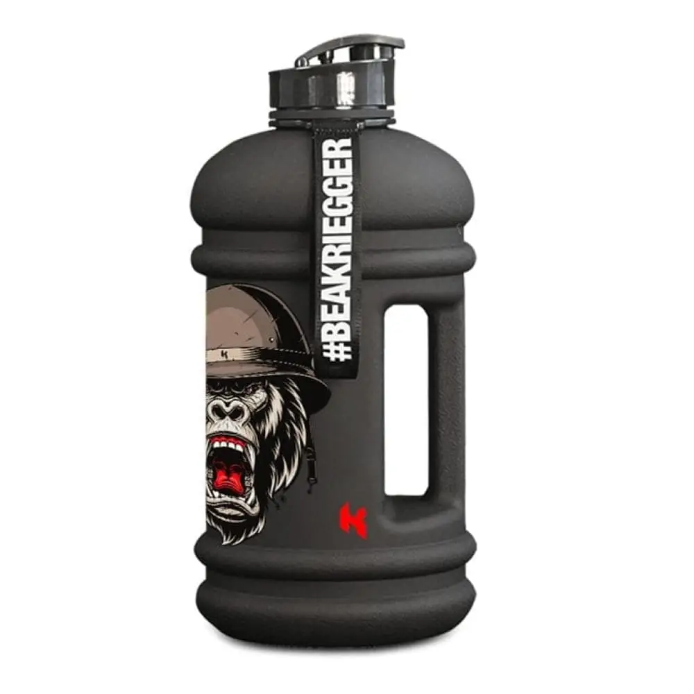 Gourde Kriegger 2,2L Noire Mate Red