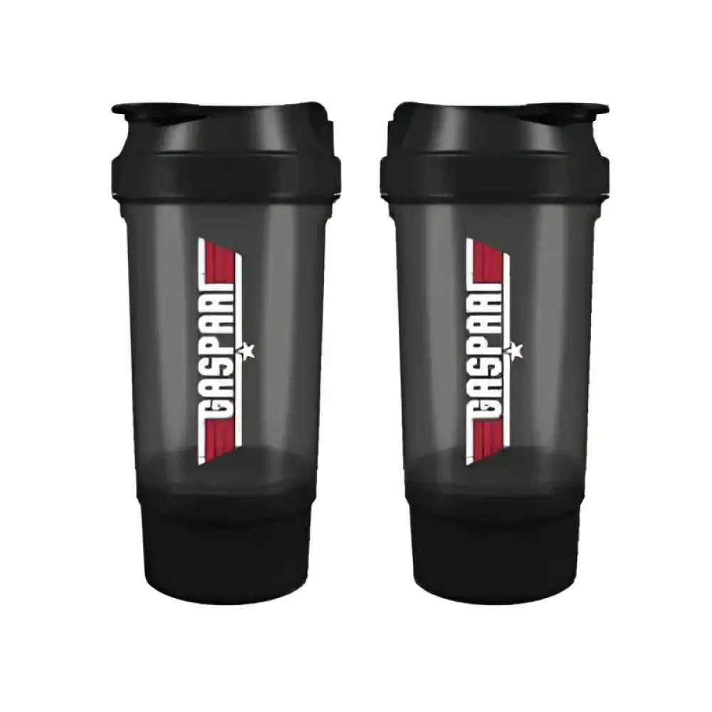 Shaker GASPARI BLACK Military 500ml + Compartiment